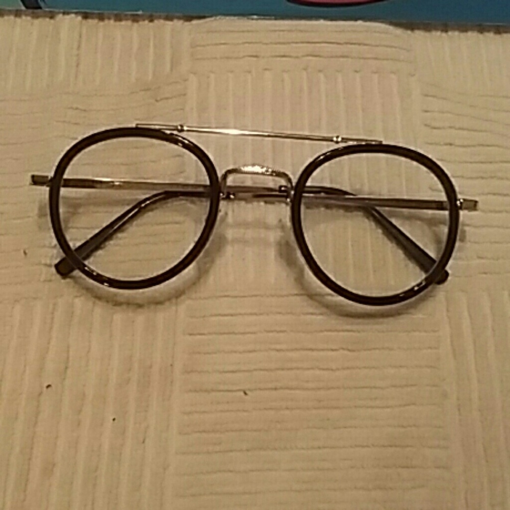 Round Frame clear glasses